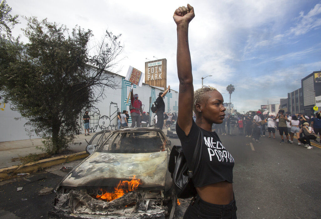 APTOPIX Minneapolis Police Death Los Angeles